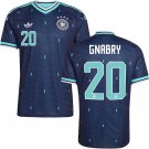 adult & kids Germany National Team Soccer Uniform 20 Serge Gnabry Jersey Away 2026 Navy Activewear