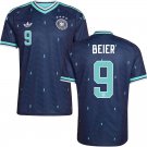 adult & kids Germany National Soccer Uniform 9 Maximilian Beier Jersey Away 2026 Navy Activewear