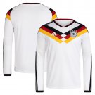 adult & kids Germany Soccer Team Uniform Blank Jersey Home 2026 White Long-Sleeve Activewear