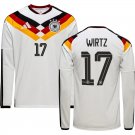 adult & kids Germany Soccer Team Uniform 17 Florian Wirtz Jersey Home 2026 White Long-Sleeve