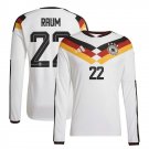 adult & kids Germany Soccer Team Uniform 22 David Raum Jersey Home 2026 White Long-Sleeve Activewear