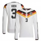 adult & kids Germany National Soccer Team Uniform 3 Robin Koch Jersey Home 2026 White Long-Sleeve