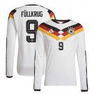 adult & kids Germany National Soccer Uniform 9 Niclas Füllkrug Jersey Home 2026 White Long-Sleeve