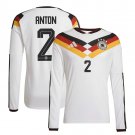 adult & kids Germany National Soccer Uniform 2 Waldemar Anton Jersey Home 2026 White Long-Sleeve