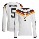 adult & kids Germany National Soccer Uniform 5 Aleksandar Pavlović Jersey Home 2026 Long-Sleeve