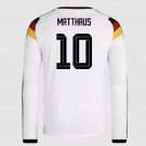 adult & kids Germany National Soccer Uniform 10 Lothar Matthäus Jersey Home 2026 WHITE Long-Sleeve