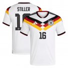 adult & kids Germany National Soccer Uniform 16 Angelo Stiller Jersey Home 2026 White Activewear