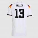 adult & kids Germany National Soccer Uniform 13 Thomas Müller Jersey Home 2026 White Activewear