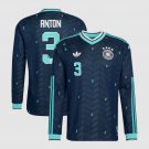 adult unisex Germany Soccer Team Uniform 3 Anton Jersey Away 2026 Navy Long-Sleeve Activewear