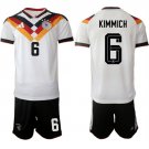 adult & kids Germany Soccer Uniform Suit 6 Joshua Kimmich Jersey Set Home 2026 White Activewear kit