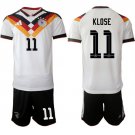 adult & kids Germany Soccer Team Uniform Suit 11 KLOSE Jersey Set Home Stadium 2026 White Activewear