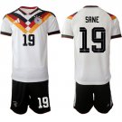 adult & kids Germany National Soccer Uniform suit 19 Leroy Sané Jersey set 2026 Home Activewear kit