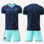 adult & kids Germany Soccer Team Uniform Suit Blank Jersey Set Away Stadium 2026 Navy Activewear