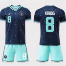 adult & kids Germany Soccer Team Uniform Suit 8 KROOS Jersey Set Away Stadium 2026 Navy Activewear