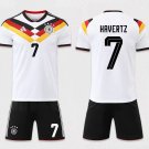 adult & kids Germany National Soccer Uniform Suit 7 Kai Havertz Jersey Set 2026 Home Activewear kit