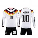 adult & kids Germany Soccer Uniform Suit 10 Jamal Musiala Jersey Set Home 2026 White Long-Sleeve