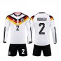 adult & kids Germany Soccer Uniform Suit 2 Antonio Rudiger Jersey Set Home 2026 White Long-Sleeve