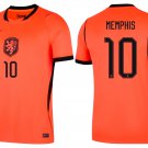 adult & kids Netherlands Soccer Uniform 10 Memphis Depay Jersey Home 2026 Orange Activewear