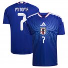 adult & kids Japan National Soccer Uniform 7 Kaoru Mitoma Jersey Home Stadium 2026 Blue Activewear