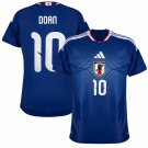 adult & kids Japan National Soccer Uniform 10 Ritsu Doan Jersey Home Stadium 2026 Blue Activewear