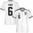 adult & kids Japan National Soccer Uniform 6 Wataru Endo Jersey Away Stadium 2026 White Activewear