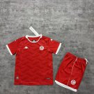 adult & kids Tunisia National Soccer Team Uniform Suit Blank Jersey Set Home 2026 Red Activewear