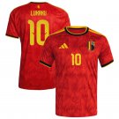 adult & kids Belgium National Soccer Uniform 10 Romelu Lukaku Jersey Home Stadium 2026 Activewear