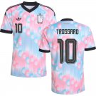 adult & kids Belgium National Soccer Uniform 10 TROSSARD Jersey Away Stadium 2026 Pink Activewear