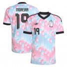adult & kids Belgium National Soccer Uniform 19 Moreira Jersey Away Stadium 2026 Pink Activewear