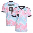 adult & kids Belgium National Soccer Uniform 9 Trossard Jersey Away Stadium 2026 Pink Activewear