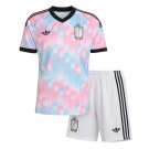 adult & kids Belgium National Soccer Uniform Suit Blank Jersey Set Away Stadium 2026 Pink Activewear