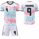 adult & kids Belgium National Soccer Team Uniform Suit 9 Trossard Jersey Set Away 2026 Activewear