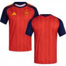 adult & kids Spain National Soccer Team Uniform Blank Jersey Home Stadium 2026 Red Activewear