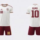 adult & kids Spain National Soccer Team Uniform Suit 10 OLMO Jersey Set Away 2026 White Activewear