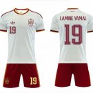 adult & kids Spain National Soccer Uniform Suit 19 LAMINE YAMAL Jersey Set 2026 Away Activewear