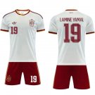 adult & kids Spain National Soccer Uniform Suit 19 LAMINE YAMAL Jersey Set 2026 Away Activewear