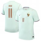 adult & kids France National Soccer Uniform 11 Michael Olise Jersey Away 2026 Green Activewear