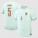 adult & kids France National Soccer Team Uniform 5 Jules Koundé Jersey Away 2026 Green Activewear