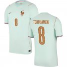 adult & kids France National Soccer Uniform 8 Aurelien Tchouameni Jersey Away 2026 Green Activewear