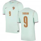 adult & kids France National Team Soccer Uniform 9 Marcus Thuram Jersey Away 2026 Green Activewear