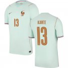 adult & kids France National Team Soccer Uniform 13 N'Golo Kante Jersey Away 2026 Green Activewear
