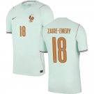 adult & kids France National Soccer Uniform 18 ZAIRE-EMERY Jersey Away Stadium 2026 Green Activewear