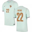 adult & kids France National Team Soccer Uniform 22 Hugo Ekitike Jersey Away 2026 Green Activewear