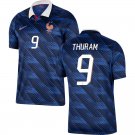 adult & kids France National Soccer Team Uniform 9 Marcus Thuram Jersey Home 2026 Blue Activewear