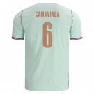 adult & kids France National Soccer Uniform 6 Camavinga Jersey Away Stadium 2026 Green Activewear