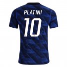 adult & kids France National Soccer Team Uniform 10 Platini Jersey Home Stadium 2026 Blue Activewear