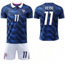 adult & kids France National Soccer Uniform Suit 11 Michael Olise Jersey Set 2026 Home Activewear