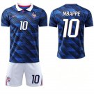 adult & kids France National Soccer Uniform Suit 10 Kylian Mbappé Jersey Set 2026 Home Activewear