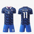 adult & kids France National Soccer Uniform Suit 11 Michael Olise Jersey Set 2026 Home Activewear