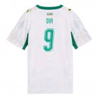 adult unisex Senegal National Soccer Team Uniform 9 Dia Jersey Home Stadium 2026 White Activewear